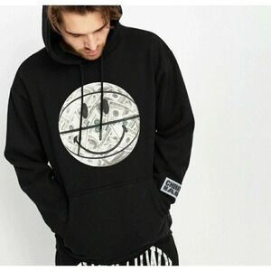 NEW CHINATOWN MARKET SMILEY MONEY BALL HOODIE Size